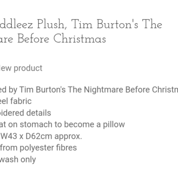 Disney Sally Cuddleez Plush - Picture 2 of 8